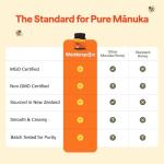 Wedderspoon Raw Manuka Honey 400+ MGO, 8.8 Oz