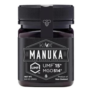 Kiva Raw Manuka Honey UMF 15+, 100% Pure