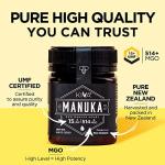 Kiva Raw Manuka Honey UMF 15+, 100% Pure