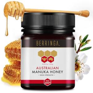 Berringa Organic MGO 400+ Manuka Honey, 8.82 oz