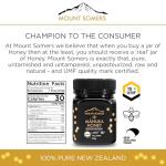 Mount Somers Premium Manuka Honey MGO 514+ 8.8oz
