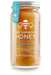 Bee Harmony Raw Manuka Honey, 400+ MGO, 12 oz
