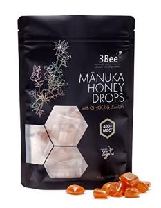 3Bee Manuka Honey Drops with Ginger & Lemon