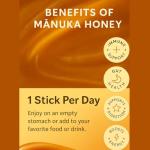 Bee2 100% Raw Manuka Honey Sticks MGO 300+