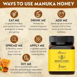 Manuka Honey 514+ MGO | New Zealand | 8.8oz