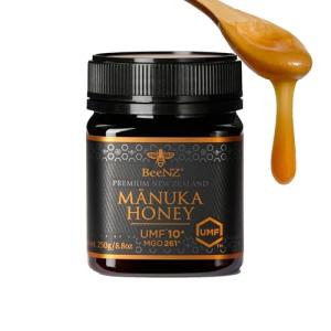 BeeNZ Raw Manuka Honey UMF 10+ Superfood 8.8 oz