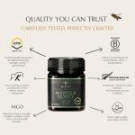 BeeNZ Raw Manuka Honey UMF 10+ Superfood 8.8 oz