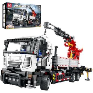 Reobrix RC Crane Truck Building Block Set