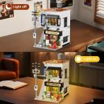 Reobrix Japanese Building Set with Lights, 984 Pieces