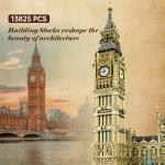 Reobrix Big Ben Building Set with Clock, 139CM