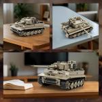 Reobrix Tiger I Tank Building Set for Adults