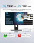 KAMRUI GK3 Pro Mini PC 16GB RAM, 512GB SSD