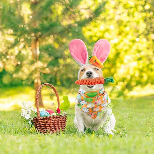 Adorable Bunny Ears Dog Costume Set
