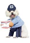 USPS Mail Carrier Dog Costume - Small