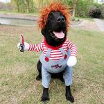 Deadly Doll Dog Costume for Halloween Fun