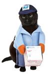 USPS Mail Carrier Dog Costume - Small