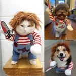 Deadly Doll Dog Costume for Halloween Fun