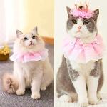 Pink Princess Costume Set for Cats and Dogs