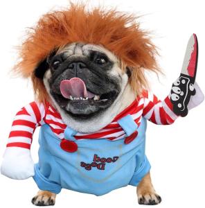 Deadly Doll Chucky Dog Costume for Halloween