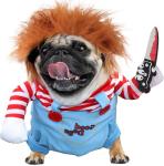 Deadly Doll Chucky Dog Costume for Halloween