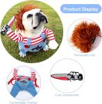 Deadly Doll Chucky Dog Costume for Halloween