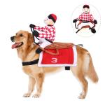Funny Dog Jockey Costume for Halloween Party