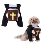 Funny Priest Costume for Dogs and Cats