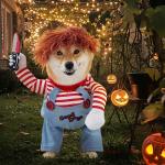 Deadly Doll Chucky Dog Costume for Halloween