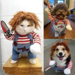 Deadly Doll Chucky Dog Costume for Halloween