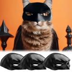 Black Matte Bat Mask for Cats and Dogs