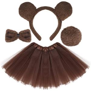 Brown Bear Costume Set for Kids with Accessories