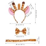 Khaki Giraffe Costume Tutu Set for Pets