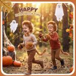 Lion Costume Set for Kids with Ears, Tail, and Gloves