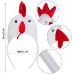 3D Chicken Costume Set with Headband and Tutu