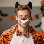 4-Piece Tiger Costume Set for Halloween Fun