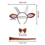 Kids Goat Costume Tutu Set with Ears and Tail