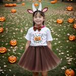 Kids Goat Costume Tutu Set with Ears and Tail