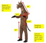Rasta Imposta Giraffe Costume for Pets