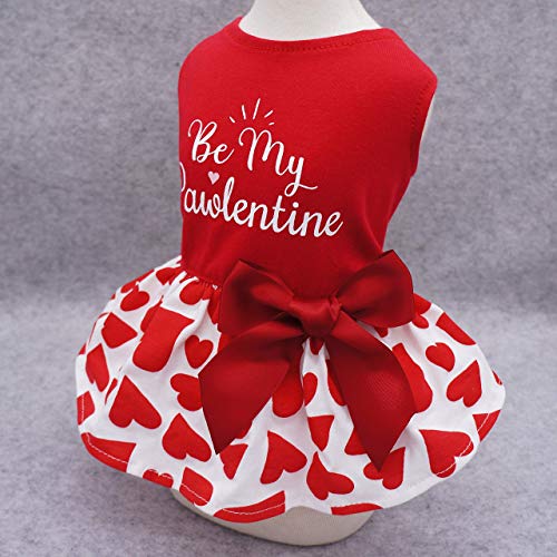 Valentine's Stag Be My Pawlentine Dog Dress