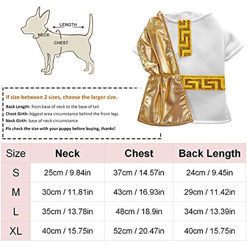 Funny Roman Toga Dog Costume for Small Dogs