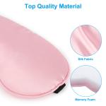 3pcs Travel Eye Mask Sleeping Soft Padded Shade Cover Rest Relax Sleep Blindfold