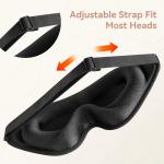 3D Sleep Mask 100% Blackout Black Eye Mask Sleep Blindfold Travel Accessories
