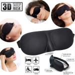 Soft Padded Sleep 3D Mask Eye Blackout Luxurious Blindfold Travel Eye Cover US