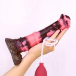 Simulated Ejaculate Fantasy Squirting Dildoe 10 Inch Suction-Cup Dong Women Toys