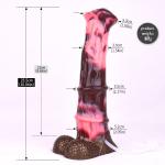 Simulated Ejaculate Fantasy Squirting Dildoe 10 Inch Suction-Cup Dong Women Toys