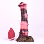 Simulated Ejaculate Fantasy Squirting Dildoe 10 Inch Suction-Cup Dong Women Toys