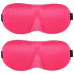 2 Pack Travel 3D Eye Mask Sleep Soft Padded Shade Cover Rest Relax Blindfold
