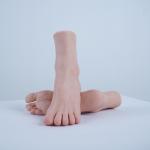 Realistic Silicone Female Foot Model Lifesize Mannequin Display Fake Feet Model