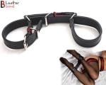 Restraint Hobble Belt Fetish Made with 100 % Genuine Cowhide Leather