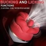 Oral-Clit-Licking-Vibrator-Tongue-Massager-Sucking-for-Women Toys use Lubricant